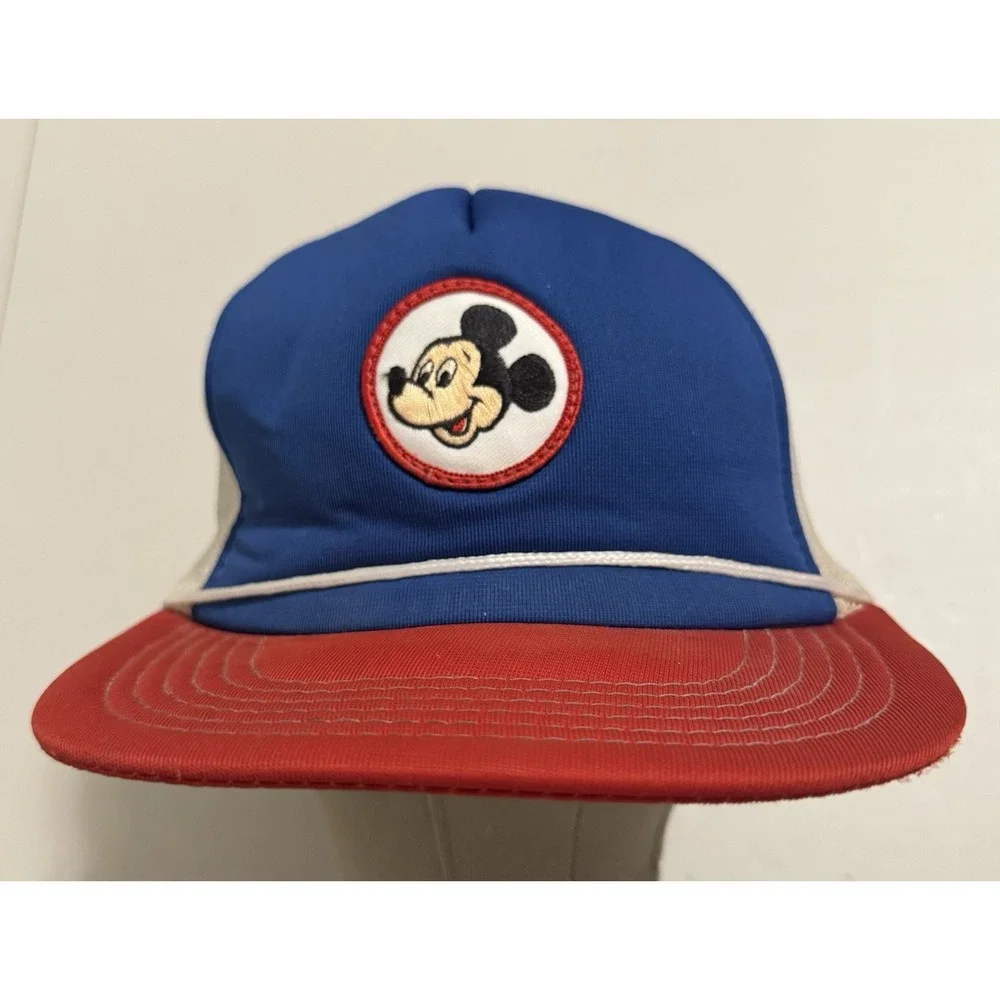 Vintage 1980's‎ Walt Disney Productions Mickey Mouse Snapback Trucker Hat